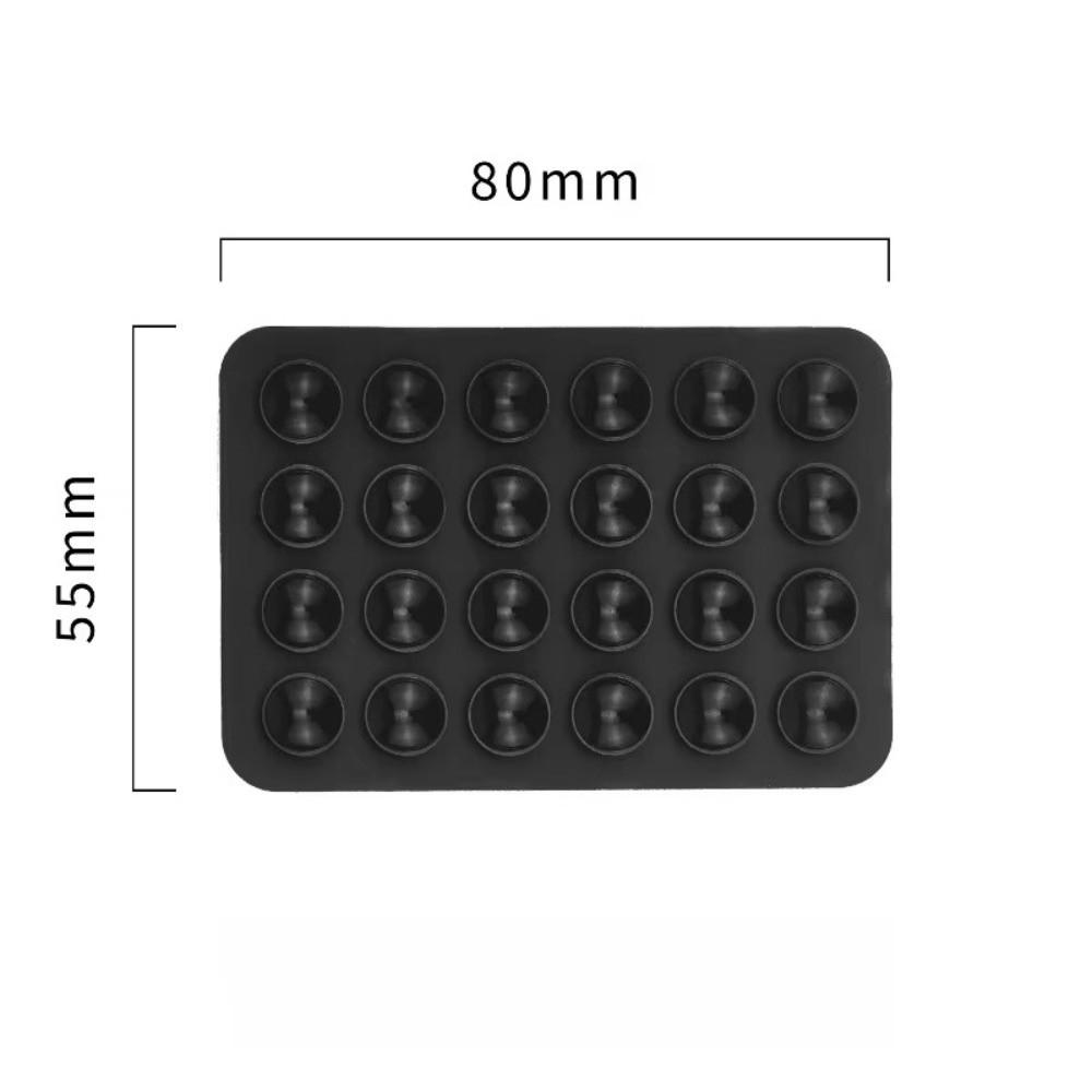 Adhesive Silicone Suction Pad Suction Cup Bracket Multifunction Silicone Rubber Sucker Pad Durable 24Square Suction Cups