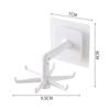 Folding Hook 360° Rotating Self-Adhesive Kitchen Hooks Wall Shelf Storage Hook