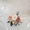Preserved Flower Wedding Boutonniere & Wrist Corsage Set