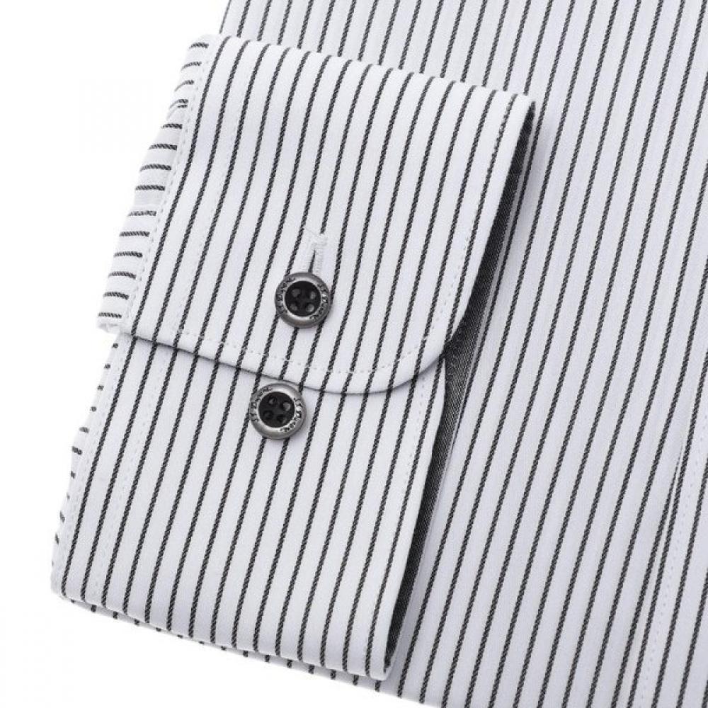 S.T. Dupont Soft Pinstripe Long Sleeve Slim Fit Shirt Se6sm21ls365sgy