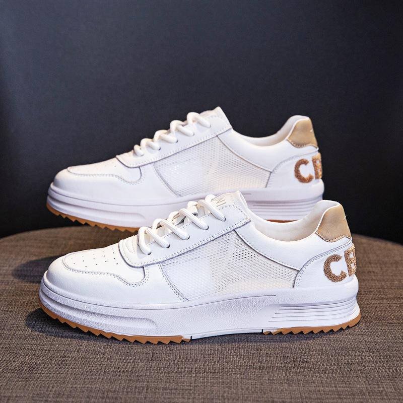 

Маленькие белые туфли женские из натуральной кожи весна новые универсальные повседневные кроссовки взрывного белого цвета на плоской подошве женская спортивная обувь 40