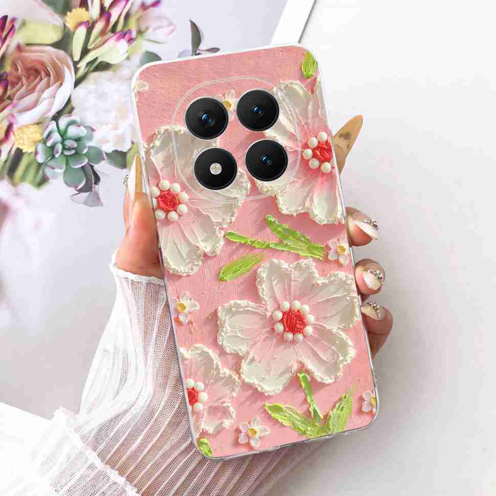 Für Xiaomi Redmi Note 15 Pro Plus ProPlus 5G Hülle Blume Cartoon Hülle Weiche Silikonhülle Für Redmi Note 15 Pro+ Hülle