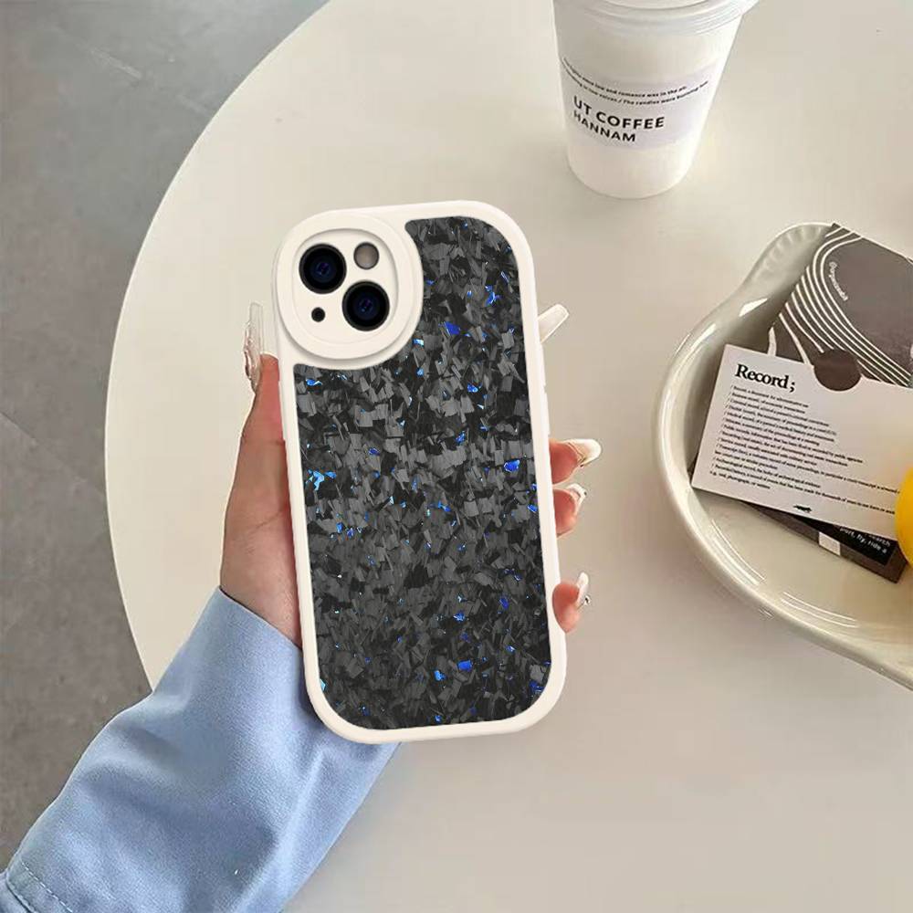 Racing Material APEX CARBON FRAGMENT For IPhone 16 15 14 13 12 11 Pro Max Plus Shockproof Leather Soft Phone Cover