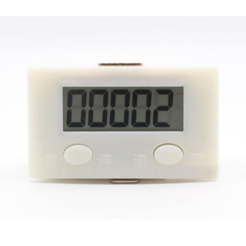 Magnetic Induction Counter Digital Electronic Punch Counter Metal Sensor 5-Digits LCD Digital Display 0-99999 Proximity