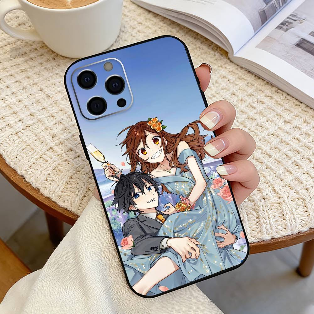 Anime H-Horimiya-a Phone Case Silicone Soft For IPhone 17 16 15 14 13 12 11 X XR Plus Pro Max Plus