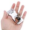 Hardware Silver Shed Home Improvement Padlock Locking Staple Garage Lock Hasp Cupboard