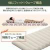 Great for disaster preparedness! Iris Ohyama Air Bed, Single, Beige, 13cm Thick, Extra Thick Volume, Inflates in about 2 minutes with a dedicated pump