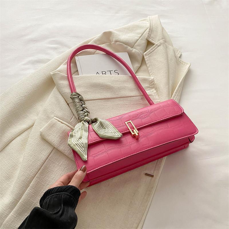 Fashionable Small Shoulder Bag For Women Stylish Unique Design Crossbody Purse In Black Blue White And Rose Pink