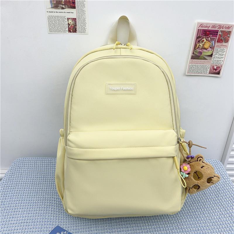 Nylon College Backpack For Girls And Boys With Breathable Cushion Straps For School And Travel