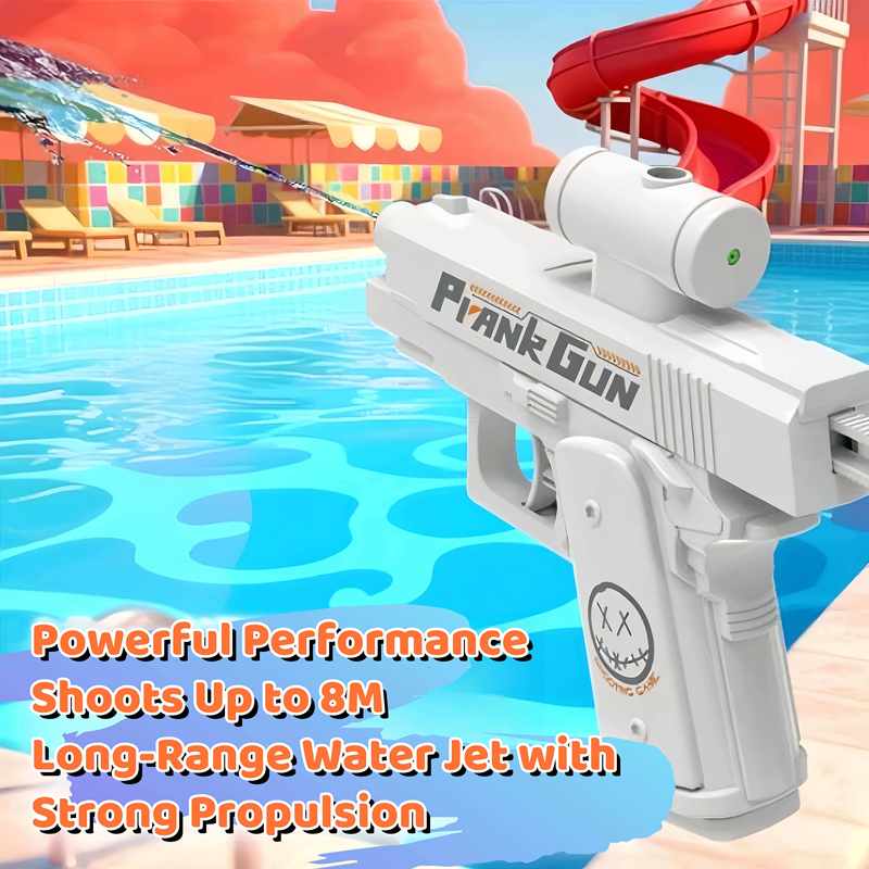 Portable Two-Way Prank Water Gun Reverse Splash Toy Summer Pool Beach Water Fight Stress Relief Interactive Toys For Kids Adults