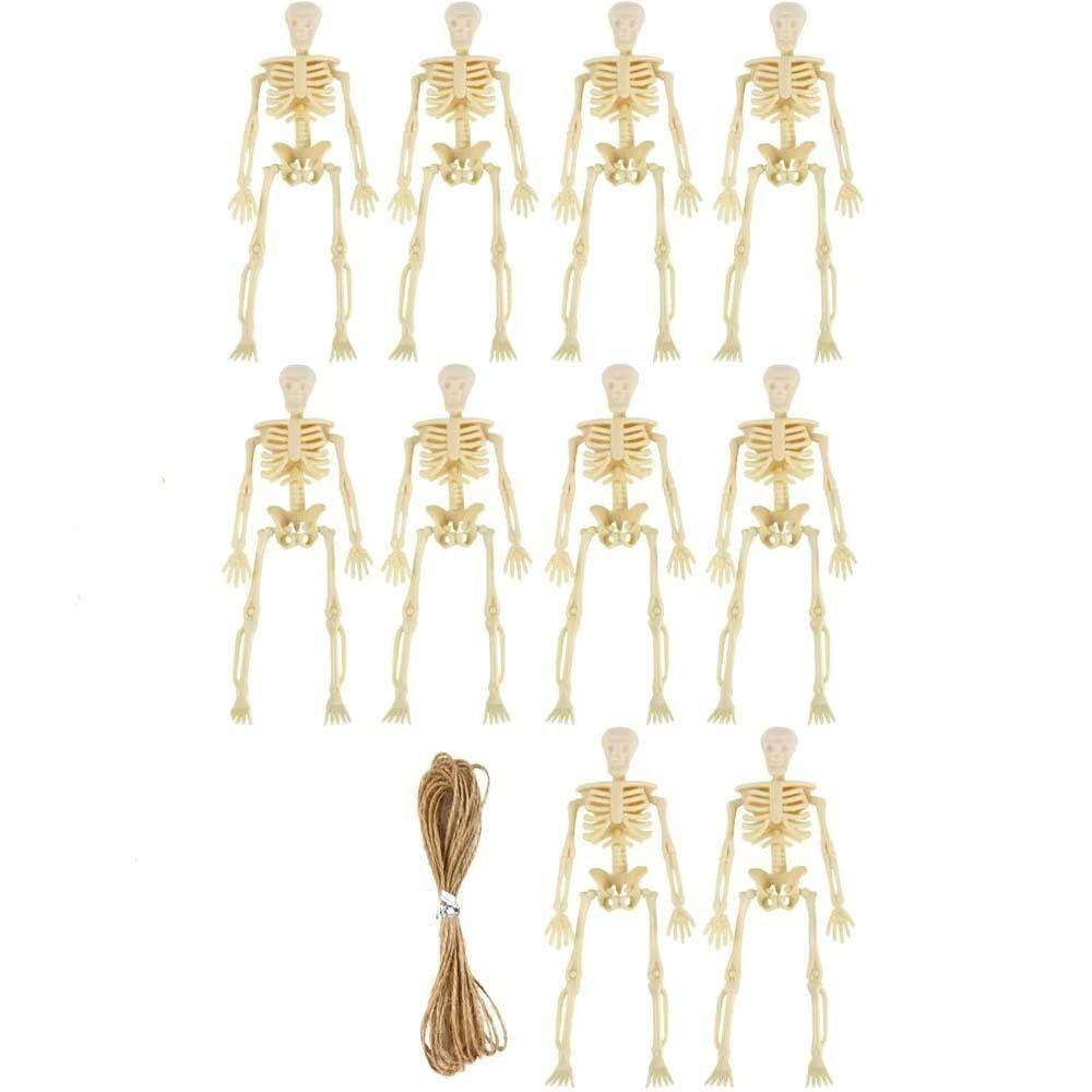 Craft Haunted House Mini Skeleton Figurines Decoration Props Small Skeletons  Outdoor Ornaments
