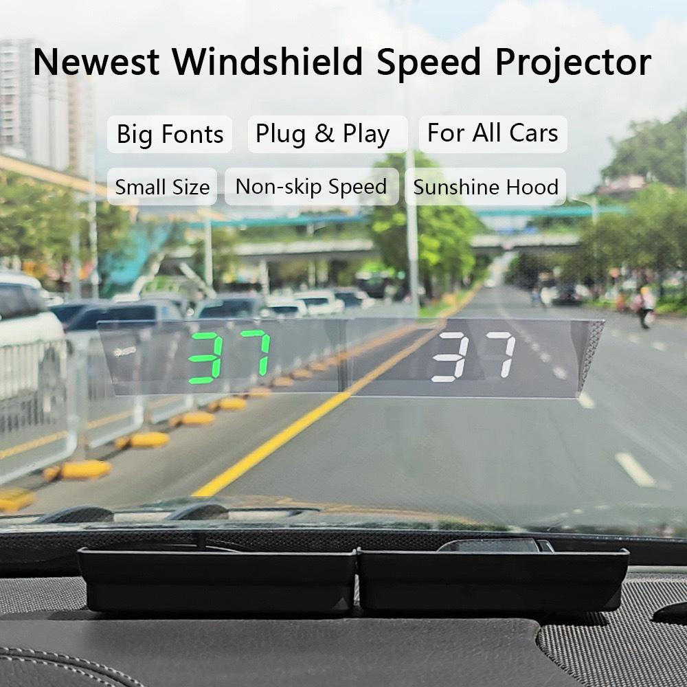 New Car Head-Up Display GPS Speedometer: KMH/MPH Compatible