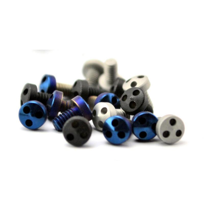 10PCS CNC Stainless Steel Screws Screwdriver for MT Microte UltraTech UT VenoMtech Scarab Knife DIY Rivet Nail Removal Tool 3 Holes