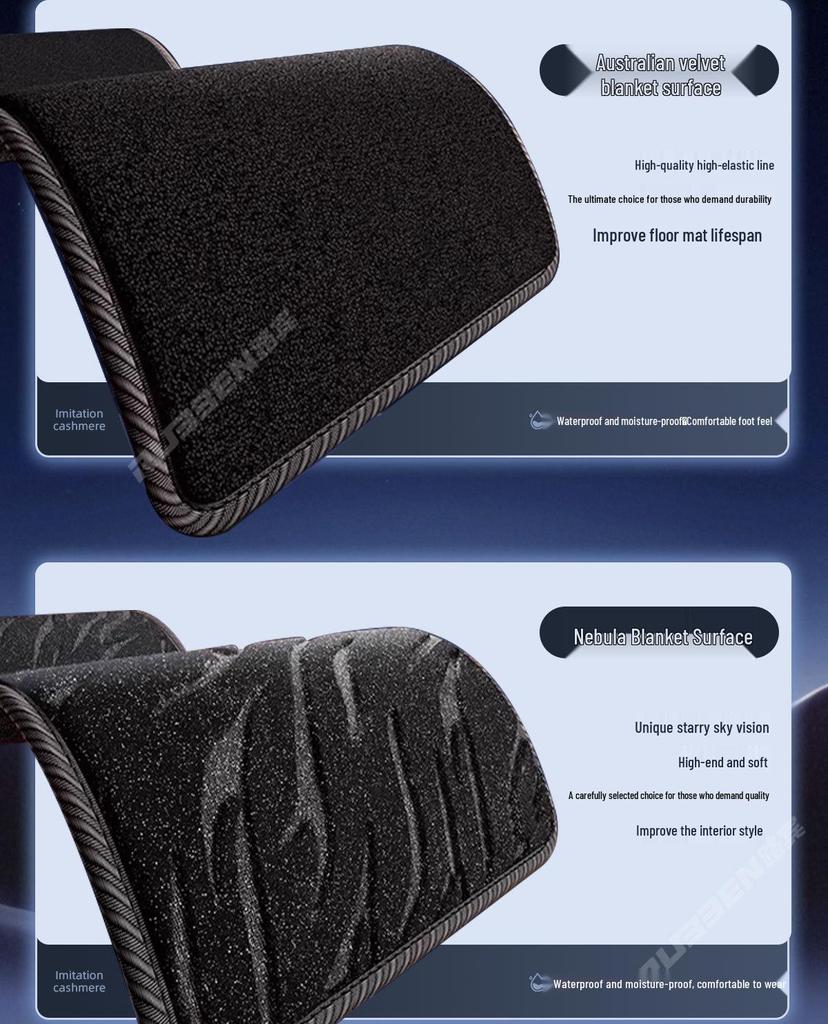 Lubin TPE Threshold Foot Pads for Leapmotor C10: Full Coverage Interior Modification Accessory