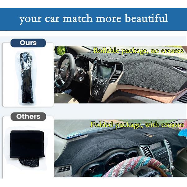 Dashboard Cover Mat For Toyota RAV4 2024      Without HUD Accessories Dash Cover Dash Mat Sunshade Glare UV Rays Protector