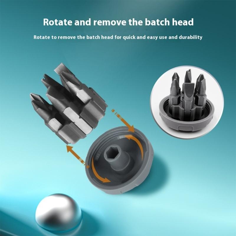 Practical Ratcheting Screwdriver Set Featuring 12 Steel Bit and Ergonomic Grip for Accuracy Work