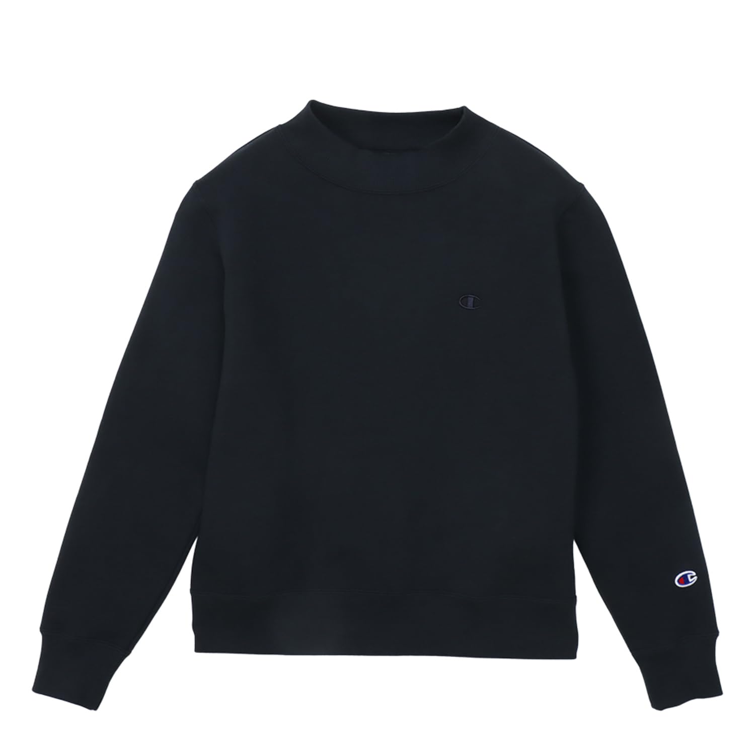 

Толстовка с длинным рукавом из хлопка США One Point Logo Mock Neck Толстовка Basic Navy M [Champion] женская CW-Y020 тёмно-синий