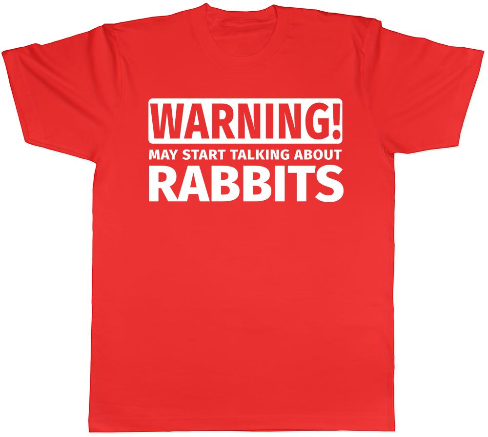Warning May Start Talking about Rabbits Unisexs Unisexs TShirt S