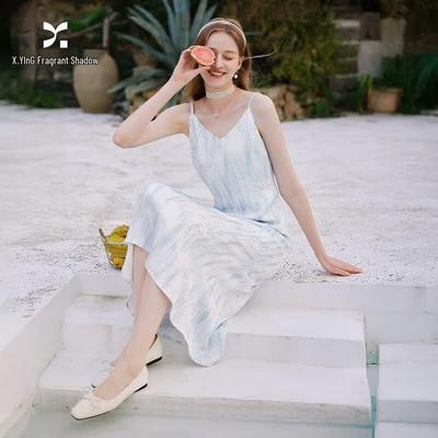 Women's Sleeveless A-Line Midi Dress