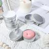 30pcs Screw Top Round Tins 2oz Aluminum Container Cans with Screw Lid Durable Aluminum Construction for Lotion Bars Balm Crafts
