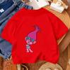 Fashion Children T Shirt Trolls Cute Kawaii Design Boys Girls Summer Street Style Crew Neck