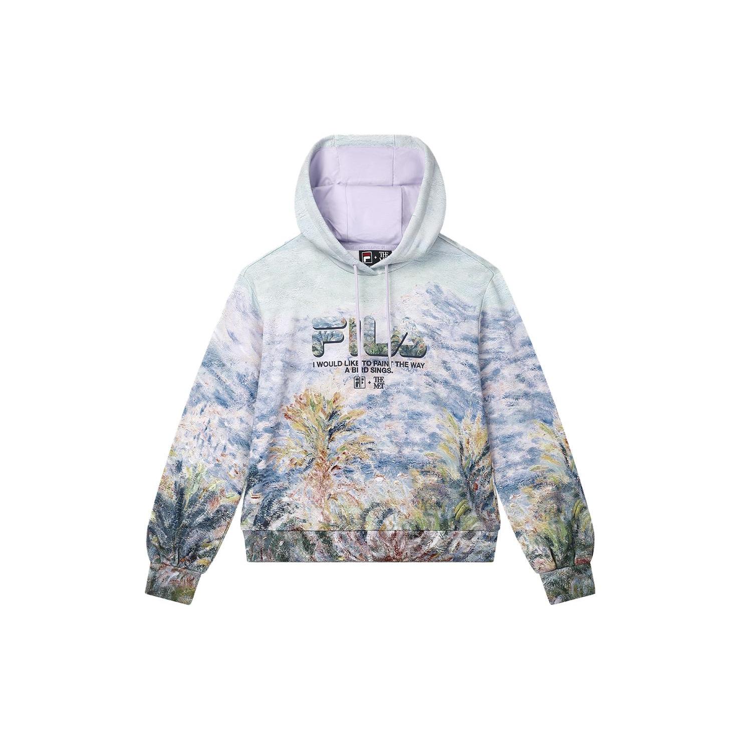 

New FILA Sweatshirt Women s All Over Print F11W348207F-ZA S