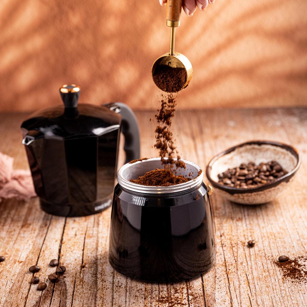 Kawiarka Espresso Kafeterka Ciśnieniowa KINGHOFF 300ml 6 Filiżanek KH-1883