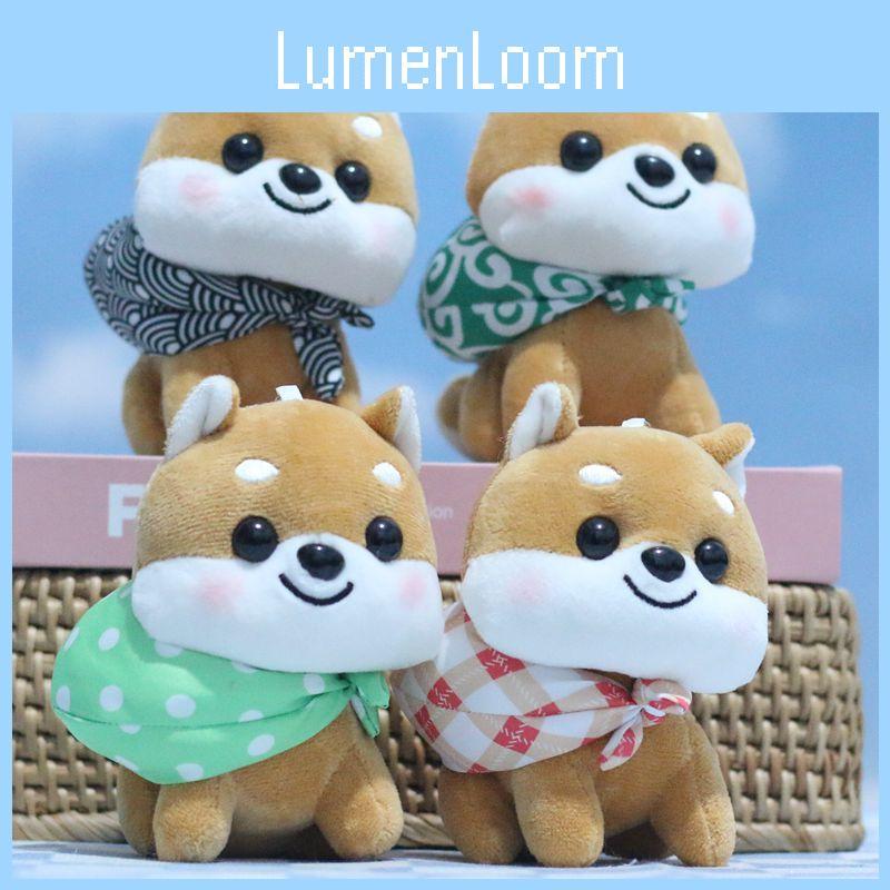 Charmantes Shiba Inu Plüsch Schlüsselanhänger Hänge Dekoration Niedlicher Hund Rucksack Anhänger 12cm