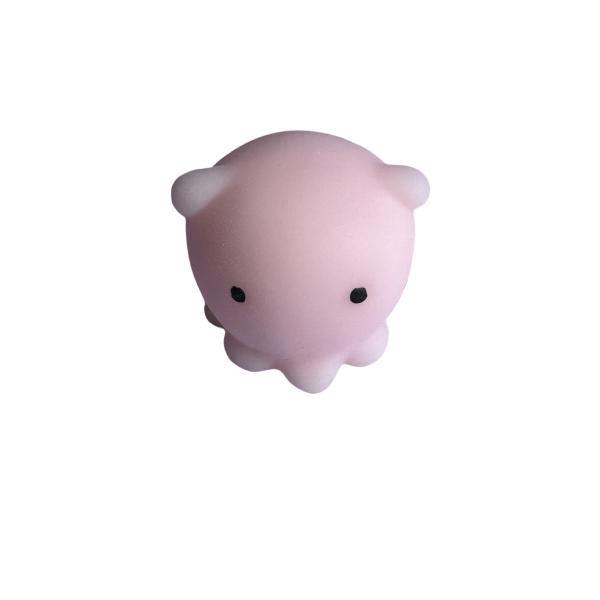 Japan Moe Small Animal Squeeze Toy: Soft Rubber Dumpling Peach