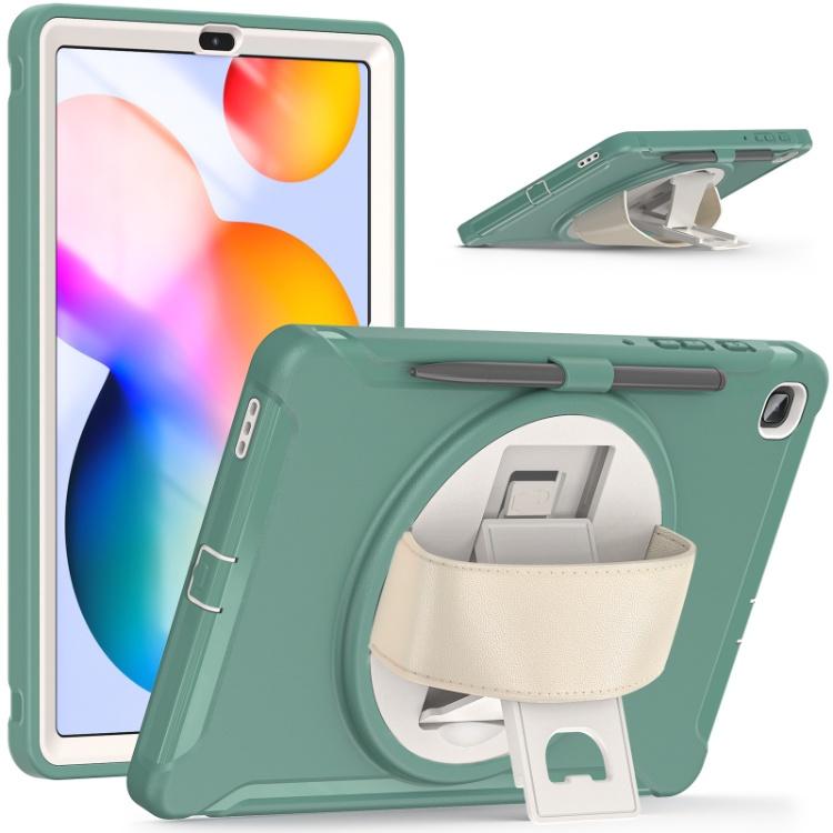 Full Protective Shockproof TPU Tablet Back Cover Case for Samsung Galaxy Tab S6 Lite With s Pen Pencil Holder