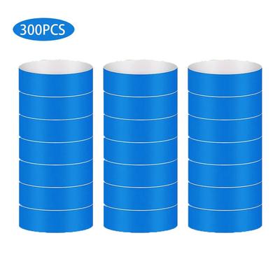 300 Counts Paper Wrist Bands Waterproof Hand Bands for Events Lightweight Concert Wristbands Neon Colored Adhesive Wristbands Fo
