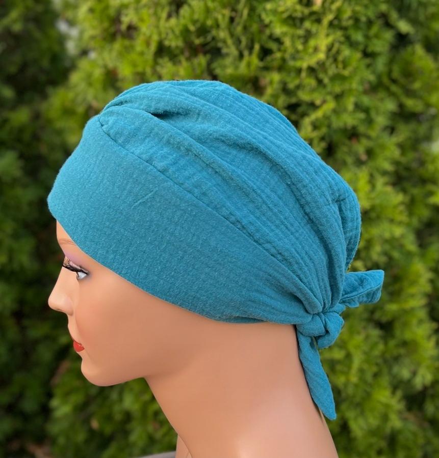 Women' Headscarf Tess 005 Muslin Turban Even After Chemotherapy