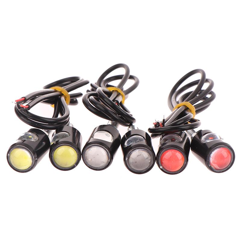 2Pcs Motorcycle Led Eagle Eye Light Turn Signal Indicator Super Bright Led Motorbike Auto Rear Tail Brake Lamp Fog Driving Light