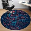 1pc Gaming Controllers Office Round Area Rug, Under Office Chairs Bedroom Living Room Home Decor, Room Deco