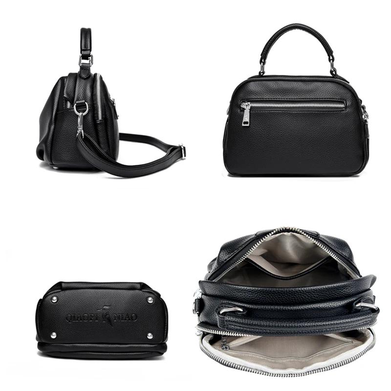 High Quality Soft Leather Tote Bag Fashion Women Shoulder Messenger Bag Large Capacity Wear-resistant Bag Luxury Handbag