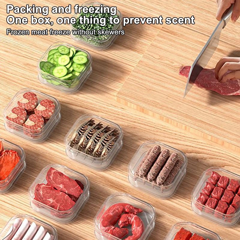 Refrigerator Storage Box Frozen Meat Storage Box Food Packaging Box Food Grade Refrigerator Special Arrangement