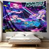 Arazzo Stampato Cacciatori di Demoni KPop - Tessuto Decorativo da Parete Portatile, per Casa, Dormitorio, Viaggio, Camera da Letto, Soggiorno - Regalo Ideale per Compleanno, Inaugurazione