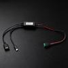 12V/24V auf 5V USB Typ C Ladekabel Stromwandler Abwärtswandler Netzteil Ausgangsadapter Für Elektronisches Gerät