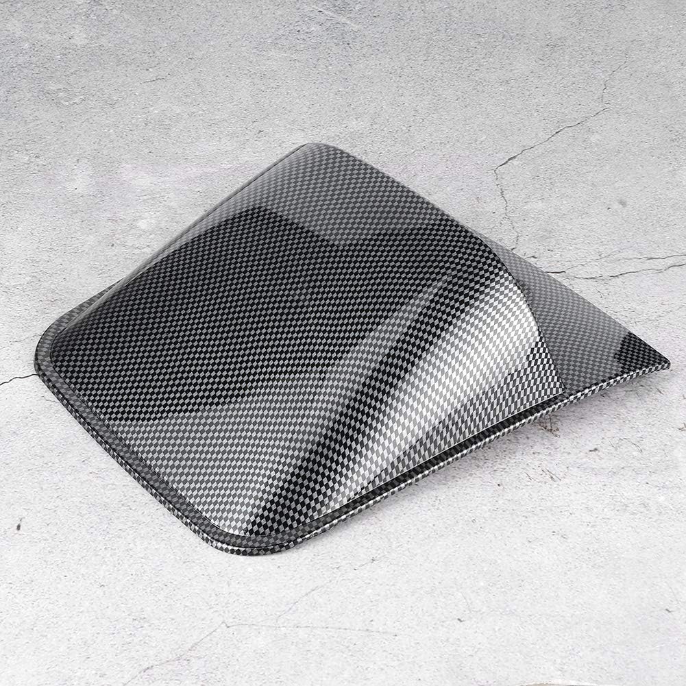 KIMISS 2in Dual Gauge Dash Pod, Dash Gauge Pod Dual Hole Car Meter Mount Holder Bracket Universal Auto Accessory (Carbon Fiber)