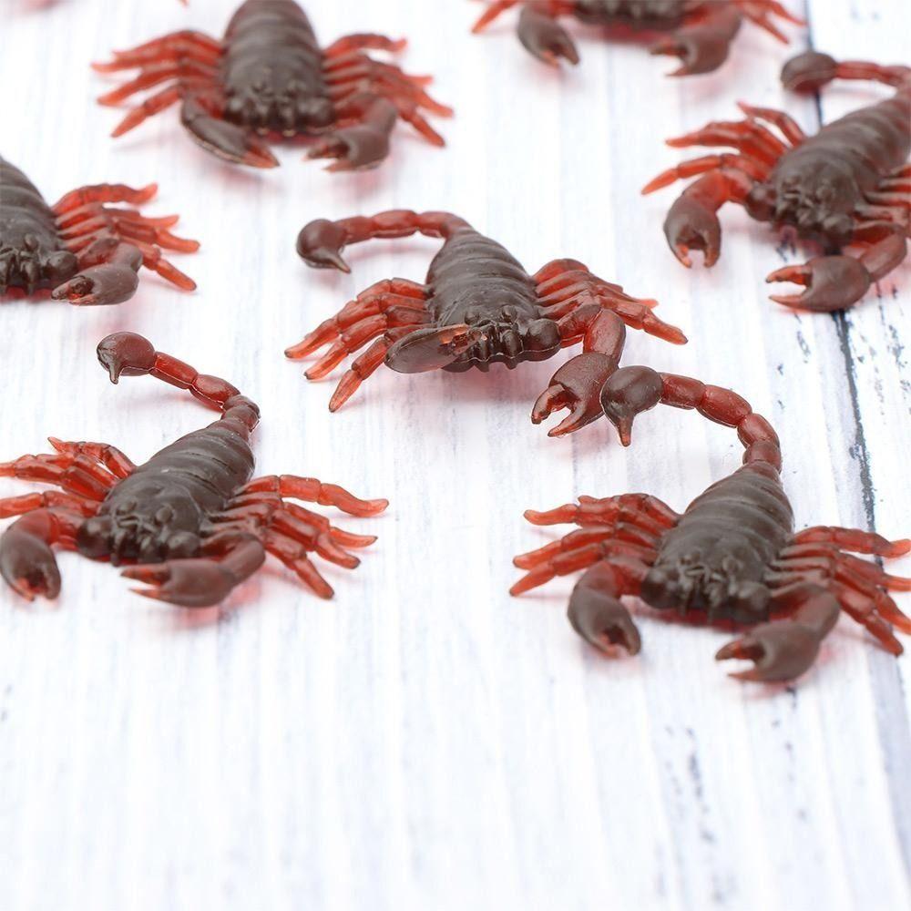 20Pcs Rubber Scorpion Fake Cockroach PVC Simulated Insects High Quality Cockroach Model Toy