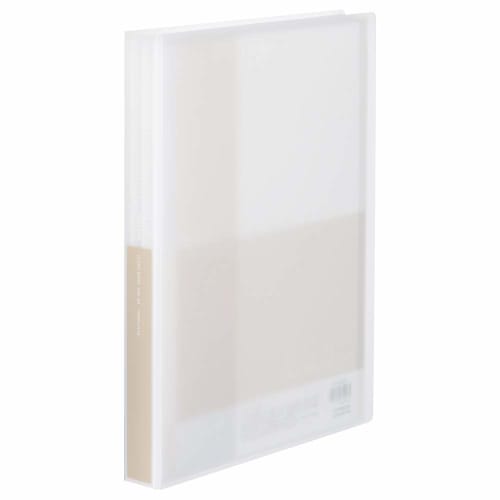 KOKUYO File Clear Book Glassel Fixed Type A4 60 Sheets Off-White La-GL60W