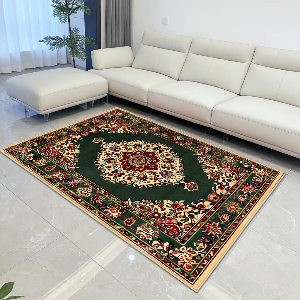 Persische Luxusteppiche zur Wohnzimmerdekoration Zuhause Großer Teppich Rutschfest Schlafzimmer Lounge Teppich Waschbare Sofa Couchtischmatte