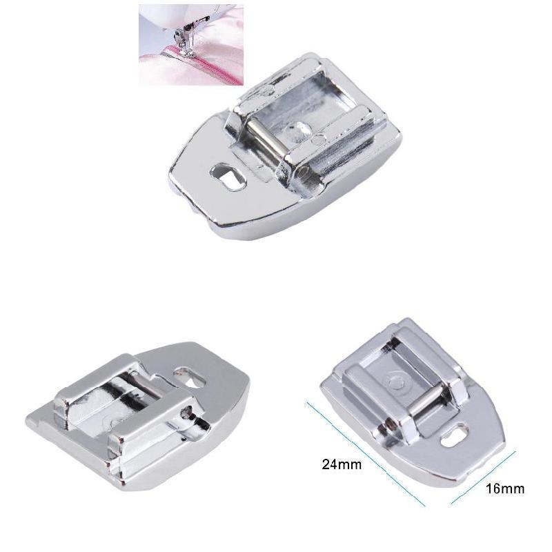 1pcs Invisible Zipper Presser Foot Household Sewing Machine Multifunctional Parts xqmg Sewing Machines DIY Apparel Sewing Fabric
