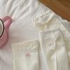 Lace Socks, Women'S Season, Thin Mid-Leg Socks, Bows, Love Pendants, Stacked Socks, Sweat-Absorbing Stockings