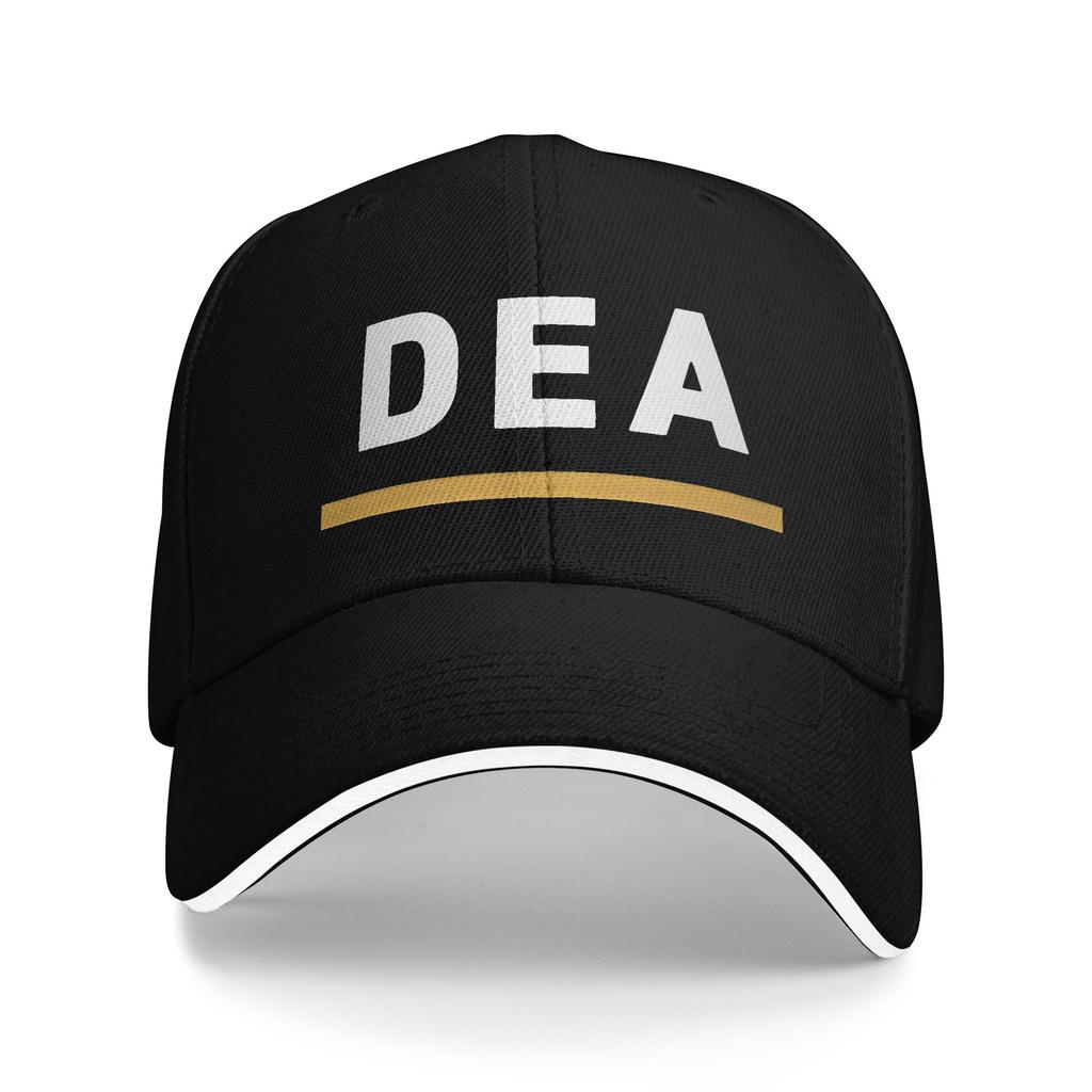 DEA Logo US Federal Interdiction Agency Baseball Caps Hip Hop Sandwich Hat Unisex Style Adjustable Headwear Fishing