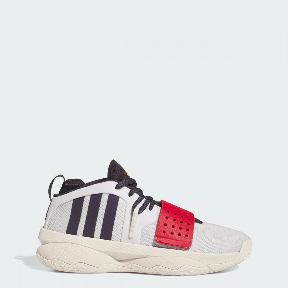

adidas Men s adidas Dame 8 EXTPLY Shoes orbit grey aurora black cream white