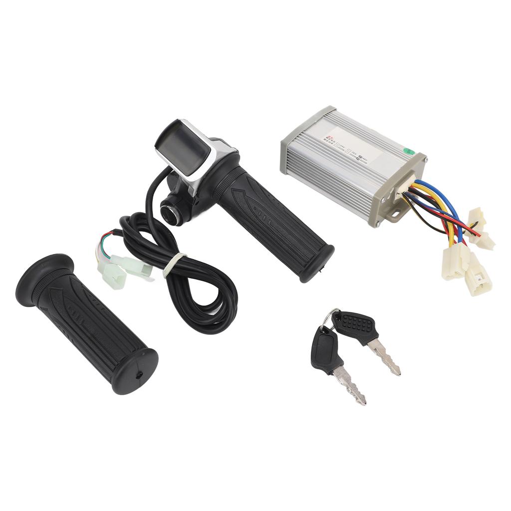 48V 800W Motor Speed Controller With 48V Screen Display Throttle Grip for Electric Bicycles Tricycles Motorcycles