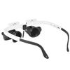 Kopfmontiertes Beleuchtungsmikroskop, Stirnbandreparatur, LED-Lampe, Lichtlupe mit 8-facher, 15-facher und 23-facher Lupenbrille