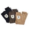 Mens Heavyweight Cotton Retro Work Pants Loose Straight Leg Multi-pocket Casual Trousers