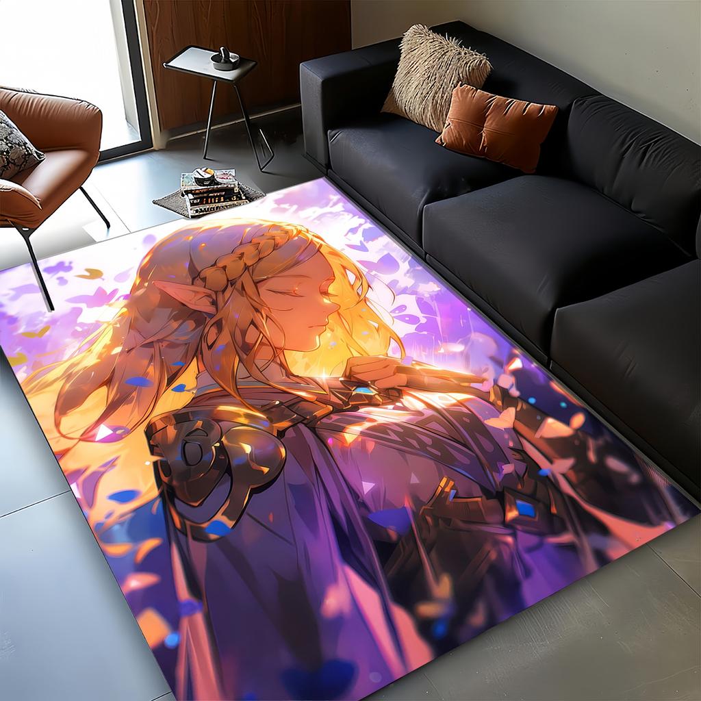 3D Zeld Classic Game Carpet Rug for Living Room Bedroom Home Sofa Decoration,kids Play Non-slip Floor Mat Christmas Gift